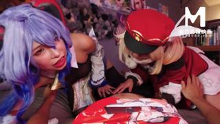 Klee's sinful fantasies with Ganyu's wickedness unleashed, a ModelMedia Asia XXX romp