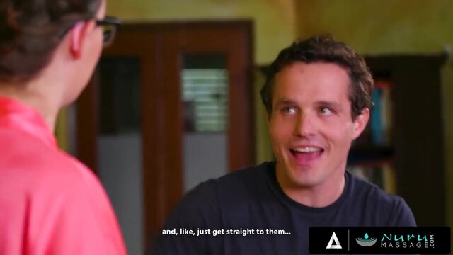 NURU MASSAGE - Hot Masseuse Rides Her Client's Big Cock After He Chooses Her SPECIAL Massage