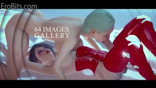 Sci-Futana freaks a bodacious bombshell in an animated 3DX fantasy orgy fest