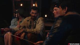 EX LOVERS RETURN TO THE CAMPSITE FOR A NIGHT OF REMINISCING AND MORE