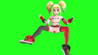 3D Cartoon Harley Quinn Big Tits Solo Anal👌 Stretch P2