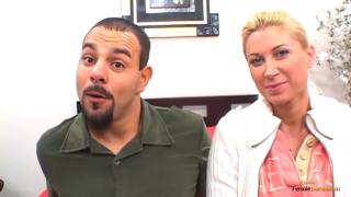 This dumb hubby's in disbelief as his hot blonde wife gets pounded by some bro's massive rod.