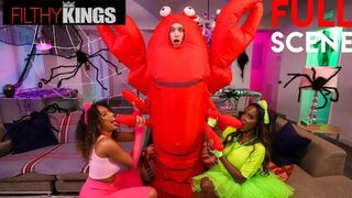 Sexy Stepsis Seduces My Hot Girlfriend on Haunted Halloween Night