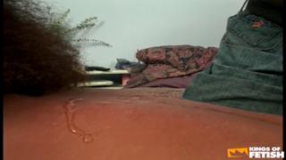 Dirty old wife gets a sizzling rubdown following a torrid ride on her lustful technician's huge shaft