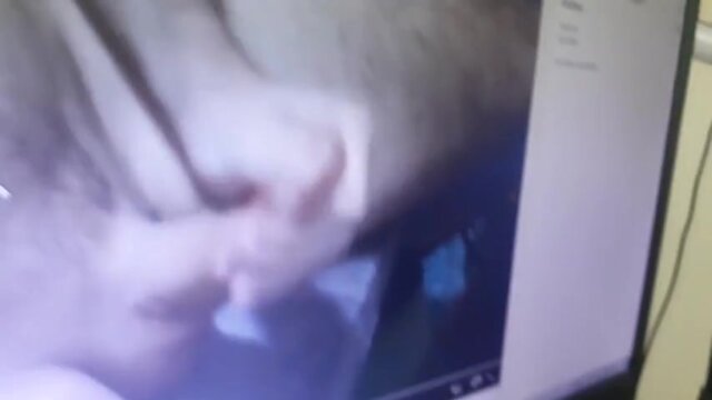 married secretary masturbates seeing boss, he sucked her pussy when he know about it