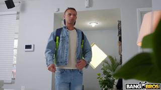 BANGBROS - Joanna Angles Up With Stepson Johnny Love For A Naughty😈 Solo Session