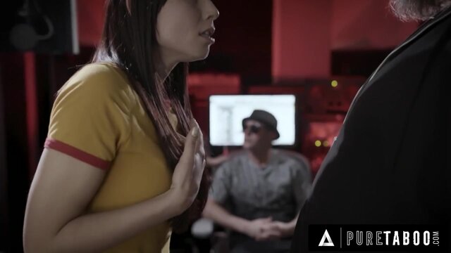 PURE TABOO Naive Aidra Fox Obeys To Abigail Mac & Pervert Dominant Producer To Achieve Her Dream