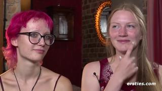 Titty-twirling lesbian sex parties and dildo games in a wild date night