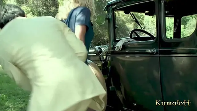 Big-titted blonde gets ravaged hard outdoors by a stud in a lewd Tinder tryst