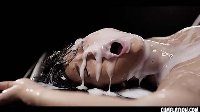 Full-Fledged Piggy Filled To The Brim With Jizz As She Takes Every cumshot On Her Body