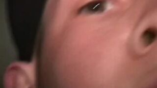 Dirty college teen whips out her juicy titties