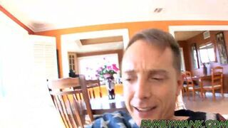 Elektra Rose Gagged By Daddy's Thick Rod