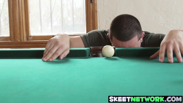 Creampied teen Sloan Harper bouncing on big hard cock