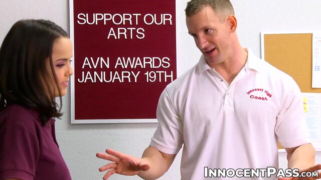 Hottie Dillion Harper teases and seduces hunk professor TJ Cummings