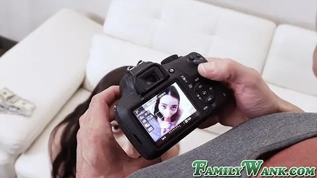 Barely legal beauty is riding her stepdad reverse cowgirl