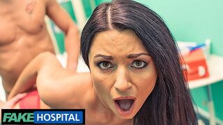 Dr's Lucky Day: Busty Polish Babe Ania Kinski Bounces Big Boobs in Fake Hospital