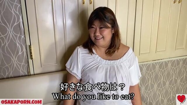 Mimi 1  Fat Japanese talks about her sex experience before plays fuck toy  BBW POV OSAKAPORN