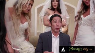 Mommy's Boy - Brutal Bride Gangbanged for Wedding Planning Error