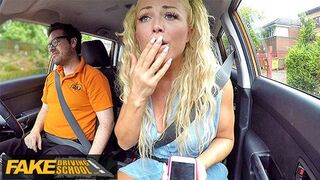 Naughty😈 Blonde MILF Ditches Braids For Hot Car Sex - FDS