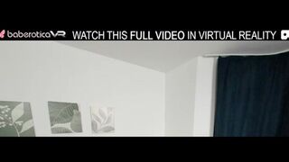 Sexy Angel Jolie Licks Her Shaved Puss In VR