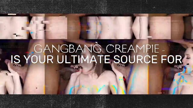 GangbangCreampie - Big Tittied Blonde Gets Lift Fucked & Deepthroated In Hot Gangbang