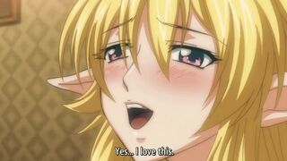Elf with Large Boobs Enjoys Ahegao Play and Sex