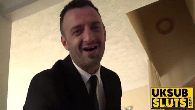 UKSubSluts com - Busty blonde Jaiden West’s submissive slut fucking session
