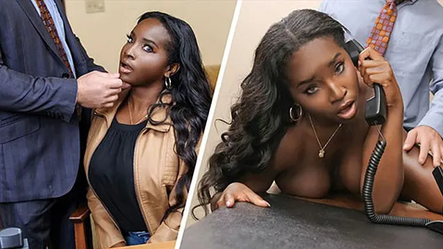 Perv Principal - Sex Ed Class - Black milf Naomi Foxxx Squirting On White Cock🍆