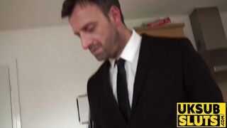 UKSubSluts com - Dark haired MILF gets the hardest fuck of her life