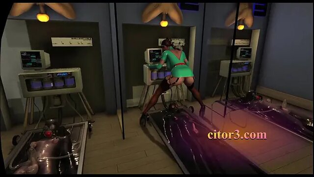 Citor3 3D VR Game latex nurses pump seamen with vacuum bed and pump