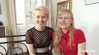 Blonde Babe Vicky Gives Natalia Her First Lesbian Bondage Experience