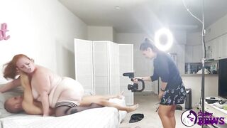 SluttyBBWs - Behind the Scenes with BBW Julie Ginger