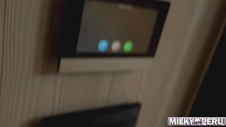 No neighbor, my husband can find out!! I cum on my gossipy neighbor's big tits.