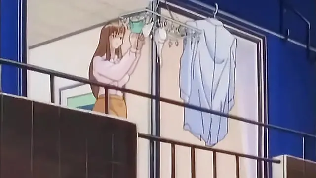Busty anime teen screams as she drips cum