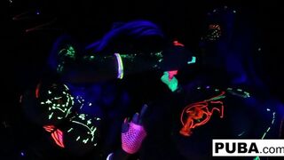 Black Light Rainy Night with Abigal Mac & Ava Addams