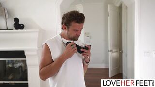 Busty Blondie Stephanie Love Fucked By Shoe Sniffing Stud