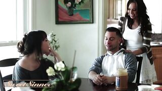 SWEET SINNER - Aidra Fox And Seth Gamble Go From Takeout To Deep Throating And Hard, Passionate Sex