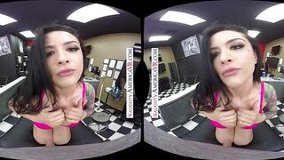 Seductive alt-girl, Katrina Jade, pays for her latest ink with her mouth and pussy