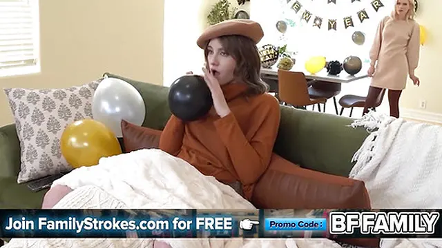 My Wife Didn’t Even Notice I Licked My Hot girlfriend’s Pussy Next to Her ~ Black Friday Movie