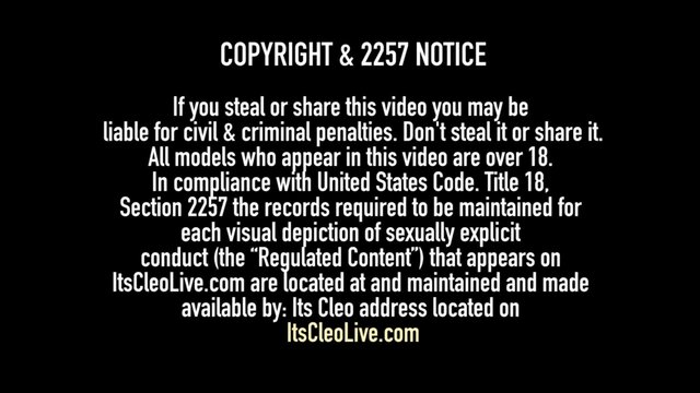 Webcam Cuties Its Cleo & Stefania Mafra Rim & Pussy Fuck!