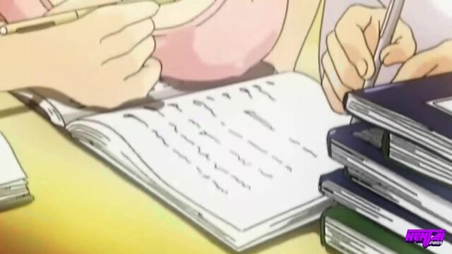 HENTAI PROS - Nerdy Student Torn Between Tomoka’s Big Tits And Fumie’s Passion For His Virginity