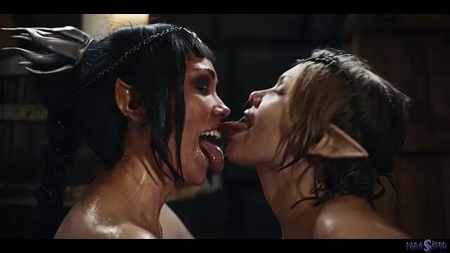Medieval Fantasy Lesbian Sex - Blonde Elf Girl Infects Octokuro With Sex Craving Parasites