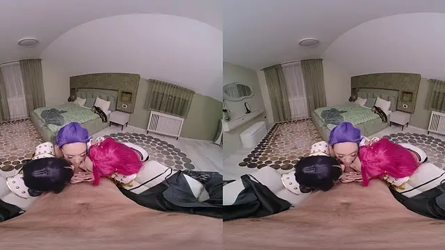 KPop Demon Hunters Kwini Kim, Leya Desantis and Catherine Knight Hunted Your Cock In Foursome Session