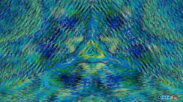 Super lesbian fantasy with an Asian and a blonde chick and a horny guy who observes them