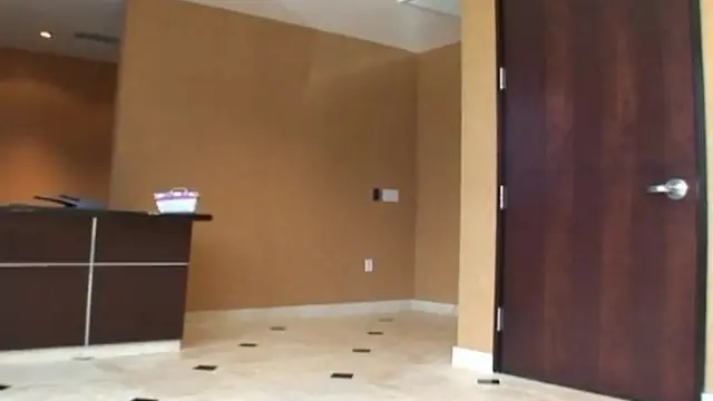 The secretary Penny Flame gets fucked eagerly in the warehouse