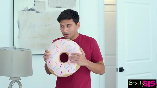 Rissa May Tries a Taste of Stepbro's Donut Wrapped Dick