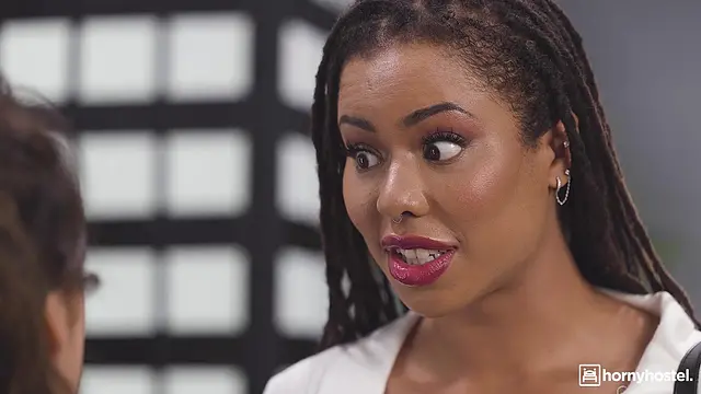 Amateur chick gives a deepthroat fellatio at the airport