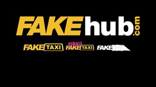 Female Fake Taxi Getting Down & Dirty with Passenger After Tits Fall Out