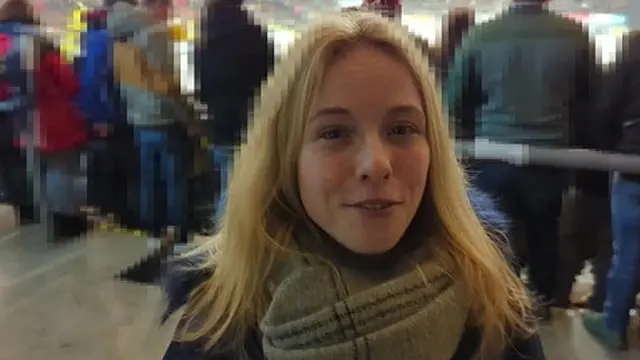 Fans catch a quickie in the stadium during the game after the second break!