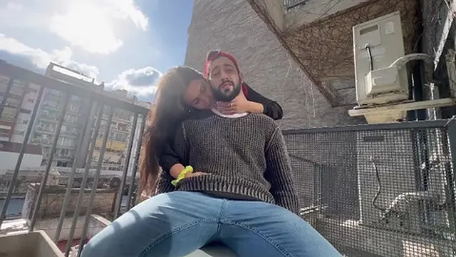 Bangs Argentine Ex-GF with boyfriend Noah Pells in depraved 3-way orgy